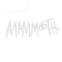 a map with the word mammoth on it